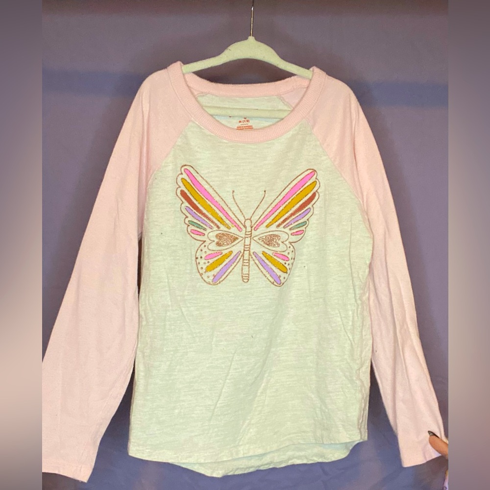 Raglan style Butterfly long sleeve